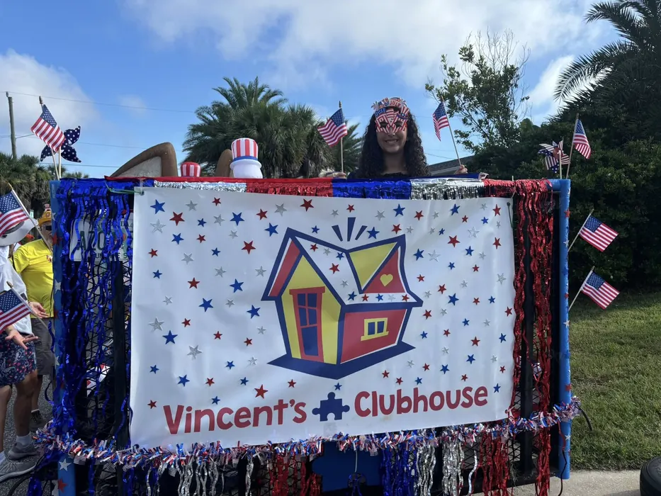 A moment at Vincent's Clubhouse